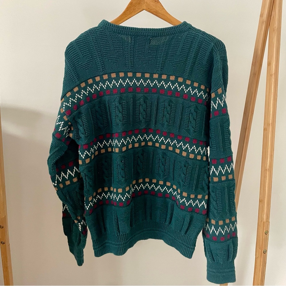 Vintage Abstract Geometric Patterned Chunky Textu… - image 5